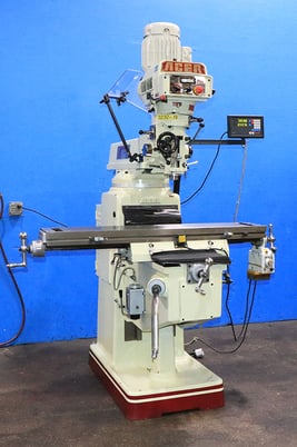 Acer #EVS-3VK, vertical mill, 10" x50"tbl., 3 HP, 34" X, 16" Y, 5" Z, variable speed, R-8, Newall Topaz - Image 2
