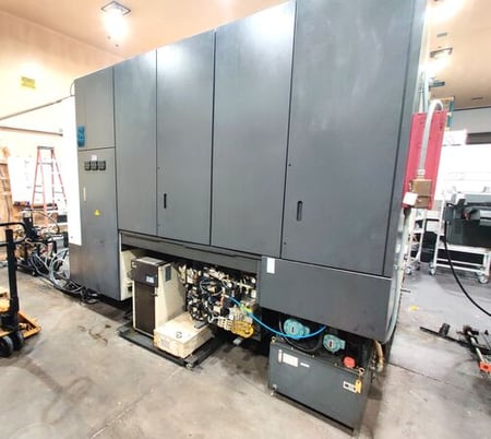 Nakamura Tome #Super-NTMX, cnc lathe, 8" swing, 7.9" diameter x30" L max, 38.6" centers, 7" chuck, 15 HP, 5k - Image 10