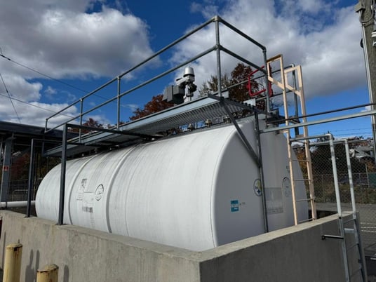 8000 gallon Highland Tank #UL-2085, Fireguard Double-Wall Above Ground Storage Tank, 8' 6" diameter x 21'11" - Image 1