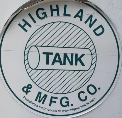 8000 gallon Highland Tank #UL-2085, Fireguard Double-Wall Above Ground Storage Tank, 8' 6" diameter x 21'11" - Image 5