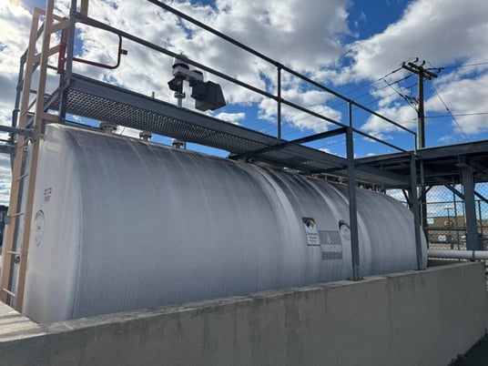 8000 gallon Highland Tank #UL-2085, Fireguard Double-Wall Above Ground Storage Tank, 8' 6" diameter x 21'11" - Image 7