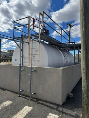 8000 gallon Highland Tank #UL-2085, Fireguard Double-Wall Above Ground Storage Tank, 8' 6" diameter x 21'11" - Image 8