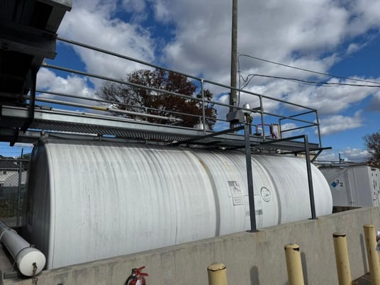 8000 gallon Highland Tank #UL-2085, Fireguard Double-Wall Above Ground Storage Tank, 8' 6" diameter x 21'11" - Image 9