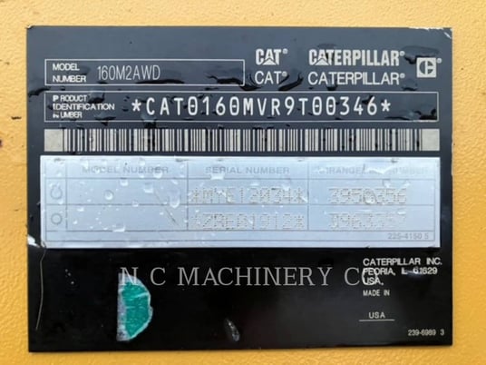 Caterpillar 160M2 AWD, Motor Grader, 8208 hours, S/N: R9T00346, 2014 - Image 5