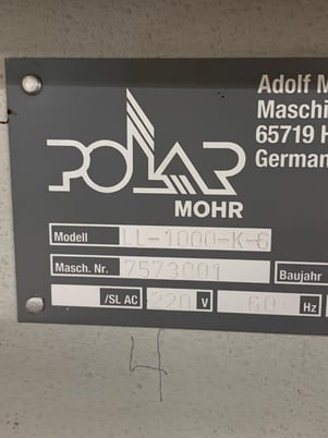 Polar #137-XT, Guillotine Paper Cutting System, 800000 cuts, 2005 - Image 3