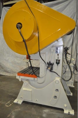 80 Ton, Southbend Johnson #80-FW-AC, OBI press, 4" stroke, 15.5" Shut Height, 3.5"adj., 85 SPM, 36" x24"bed - Image 2