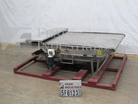 64" wide x 10' long, Heat & Control #RB-60-1, Stainless Steel mesh belt conveyor - Image 1