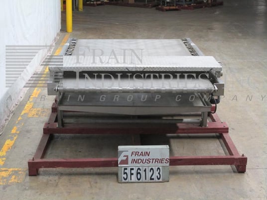 64" wide x 10' long, Heat & Control #RB-60-1, Stainless Steel mesh belt conveyor - Image 4