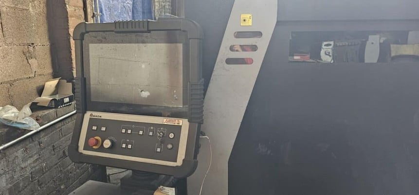 Amada #LCG3015AJ, 4000 watt fiber laser with ASFH compact load unload & tower storage system, 2015 - Image 3