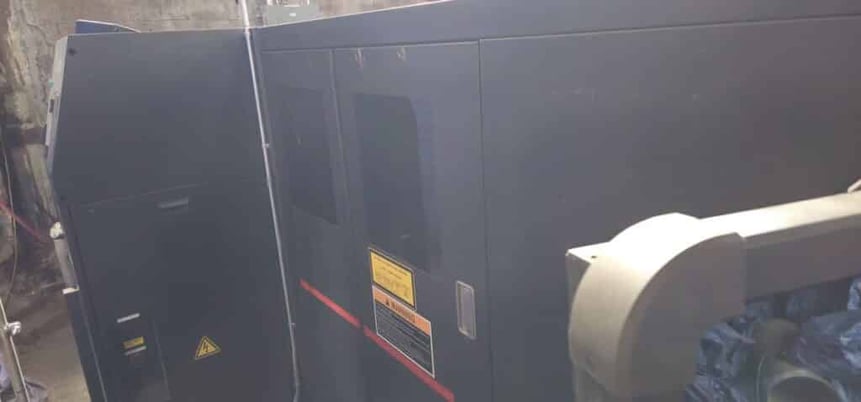 Amada #LCG3015AJ, 4000 watt fiber laser with ASFH compact load unload & tower storage system, 2015 - Image 9