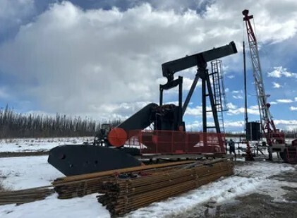 D320-305-100 Ampscot #320-305-100, conventional pump jack, 1999 - Image 1