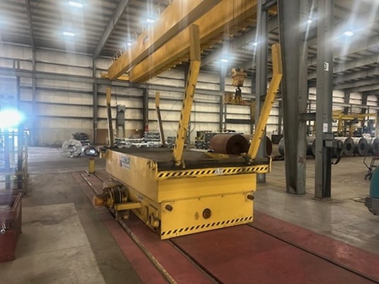 140000 lb. Zenar, Coil Transfer Car, (2) deck-mounted coils, (4) coil support arms - Image 2