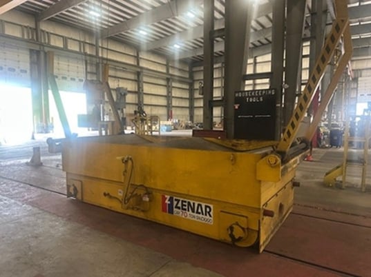 140000 lb. Zenar, Coil Transfer Car, (2) deck-mounted coils, (4) coil support arms - Image 3