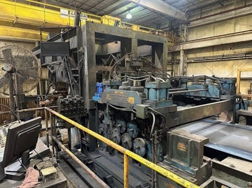Pro-Eco, Five Roll Heavy Gauge Inline Flattener, (5) 10" Work Rolls, (2) 12" Pinch Rolls, 300 HP, 600 FPM - Image 1