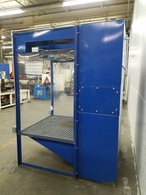 4000 cfm Filter-1 #Benchtron, downdraft dust collection table, 825 sq.ft., reconditioned - Image 3
