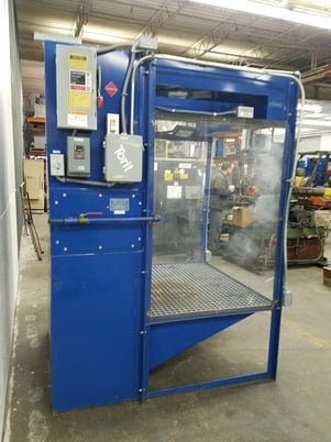 4000 cfm Filter-1 #Benchtron, downdraft dust collection table, 825 sq.ft., reconditioned - Image 4