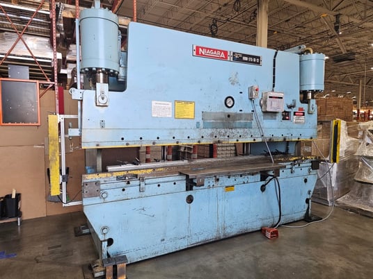 175 Ton, Niagara #HBM-175-10-12, 12' overall, Automech CNC150 Back Gauge, Very Nice From Service, Tag #16437 - Image 1