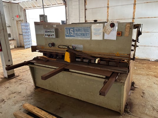 1/4" x 6' U.S. Industrial #0625, hydraulic shear, (1) set extra blades, 1990' s - Image 1