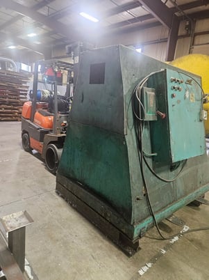 20000 lb. Coe Press Equipment, motorized uncoiler, 30" width, variable speed, holddown arm, hydraulic - Image 3