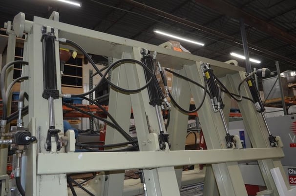 Double-Sided, Hydraulic Clamp (Door & Panel), 3.5' x 7' & 3.5' x 8', 5 HP, 220 Volts, 3PH - Image 6