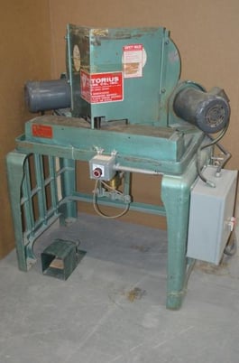 14" Pistorius #MN-300, Semi-Automatic Double Miter Saw, 4" x 2-5/8" max. cutting, 6" x 29" x 36" table, 5/8" - Image 2