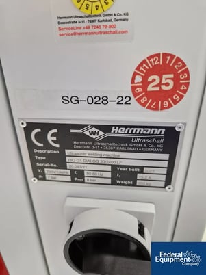 Hermann #HIQ-G1-Dialog-20/2400-LF, Ultrasonic Welding Machine, 2400 width, 2022 - Image 2