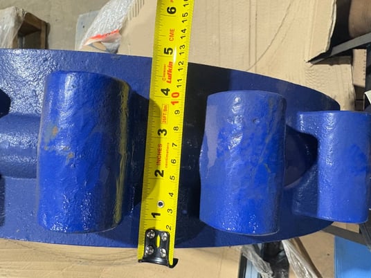 19" Tyco #F79U-180, Double acting butterfly valve, brand new, 2012 - Image 3