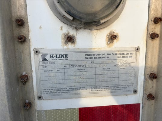 K-Line/Tri-axle/walking floor/aluminum body trailers - Image 2