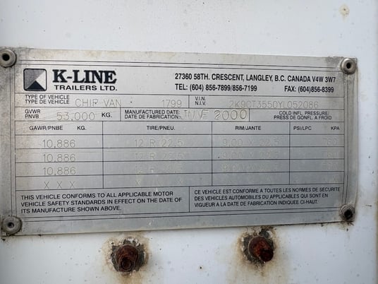 K-Line/Tri-axle/walking floor/aluminum body trailers - Image 4