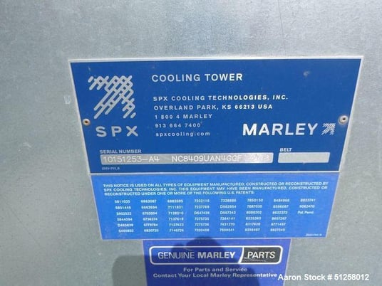 790 Ton, SPX Marley #NC8409U, Crossflow Cooling Tower, 6600 GPM, 50 HP, 1800 RPM, 230/460 V., 2018 - Image 5