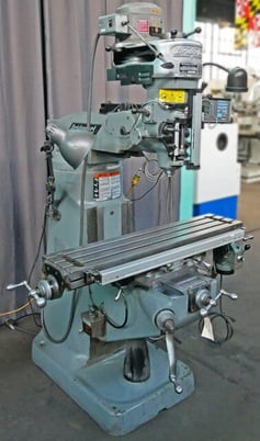 Bridgeport #Series-1, Vertical Milling Machine, 30" x 12" x 16" trvls, 80-2720 RPM, 6-3/4" - 18-3/4" throat - Image 2