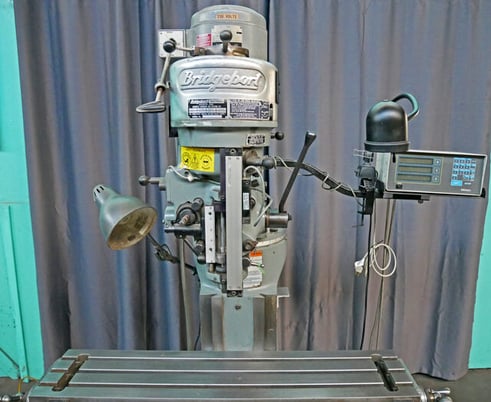 Bridgeport #Series-1, Vertical Milling Machine, 30" x 12" x 16" trvls, 80-2720 RPM, 6-3/4" - 18-3/4" throat - Image 5