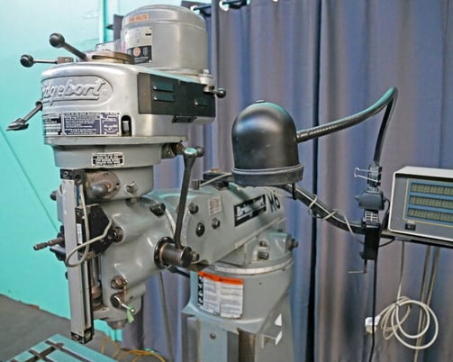 Bridgeport #Series-1, Vertical Milling Machine, 30" x 12" x 16" trvls, 80-2720 RPM, 6-3/4" - 18-3/4" throat - Image 6