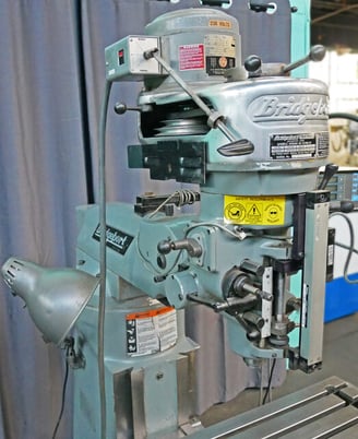 Bridgeport #Series-1, Vertical Milling Machine, 30" x 12" x 16" trvls, 80-2720 RPM, 6-3/4" - 18-3/4" throat - Image 7