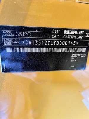 1500 KW Caterpillar #3512C, diesel generator, sound attenuated enclosure, Tier 2, 277/480 Volts - Image 5