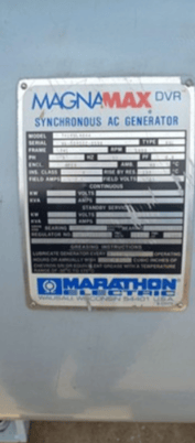 1000 KW, Marathon, synchronous generator end - Image 8