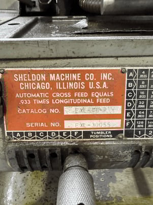 Sheldon, manual lathe - Image 3