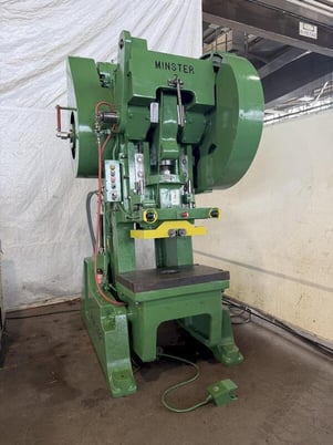 75 Ton, Minster #7, Back Gauge OBI press, 6" stroke, 12" Shut Height, 4" adj., 40 SPM, 36" x24"bed - Image 1