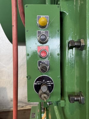 75 Ton, Minster #7, Back Gauge OBI press, 6" stroke, 12" Shut Height, 4" adj., 40 SPM, 36" x24"bed - Image 5