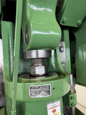 75 Ton, Minster #7, Back Gauge OBI press, 6" stroke, 12" Shut Height, 4" adj., 40 SPM, 36" x24"bed - Image 7