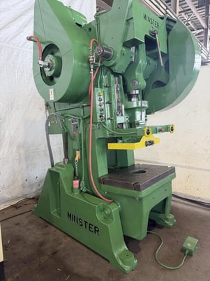 75 Ton, Minster #7, Back Gauge OBI press, 6" stroke, 12" Shut Height, 4" adj., 40 SPM, 36" x24"bed - Image 8