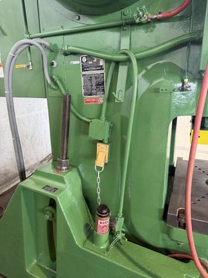 75 Ton, Minster #7, Back Gauge OBI press, 6" stroke, 12" Shut Height, 4" adj., 40 SPM, 36" x24"bed - Image 10