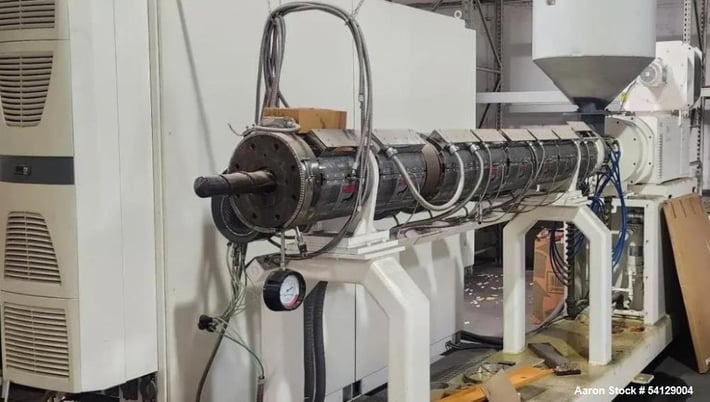 3" Welex #HS-3.0-40D-SV, Single Screw Extruder, water cooled, 40:1 L/D, 1520 RPM, 550 HP VFD Drive, Vented - Image 2