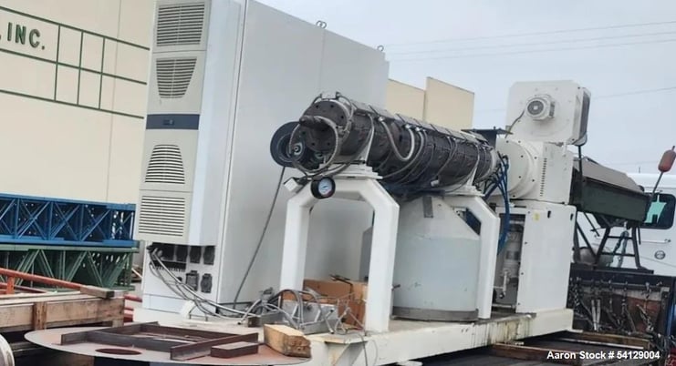 3" Welex #HS-3.0-40D-SV, Single Screw Extruder, water cooled, 40:1 L/D, 1520 RPM, 550 HP VFD Drive, Vented - Image 3