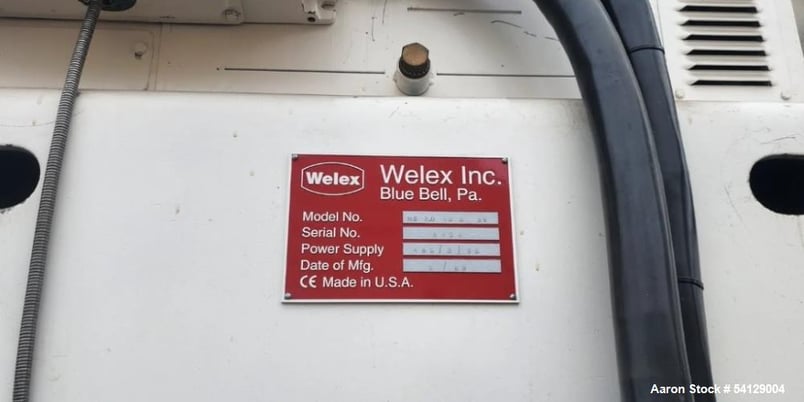 3" Welex #HS-3.0-40D-SV, Single Screw Extruder, water cooled, 40:1 L/D, 1520 RPM, 550 HP VFD Drive, Vented - Image 8
