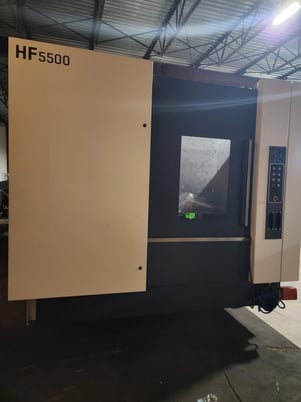 Heller #HF5500, 5 Axis horizontal machining center, 100 automatic tool changer, 10,000 RPM, 35.4" X, 37.4" Y - Image 2