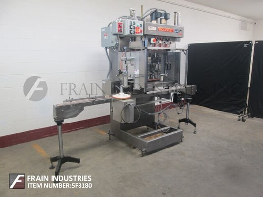 Pack West #120 Torquer, inline, 3 station, 6 spindle, Stainless Steel capper, 80-200 cpm, 10-120mm capacity - Image 5