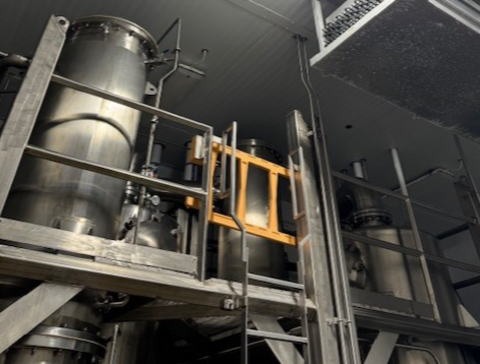 Buflovak #12-04878, evaporator, 2-effect, rising falling film, reverse feed, 316L Stainless Steel, 2017 - Image 3