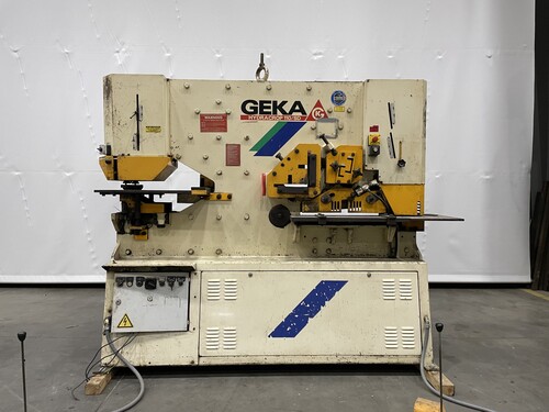 5" x 5" x 1/2" Geka #Hydracrop-110/80SD, ironworker, 110 ton, 12.5 HP - Image 1