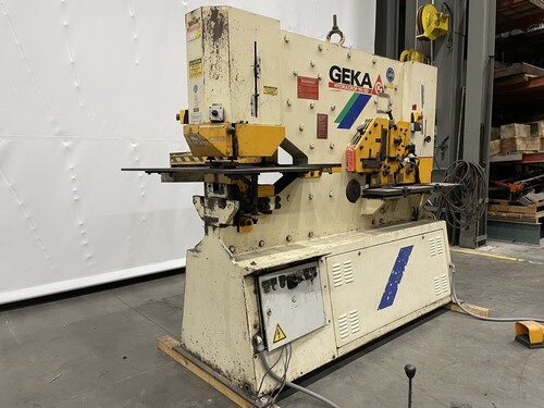 5" x 5" x 1/2" Geka #Hydracrop-110/80SD, ironworker, 110 ton, 12.5 HP - Image 2